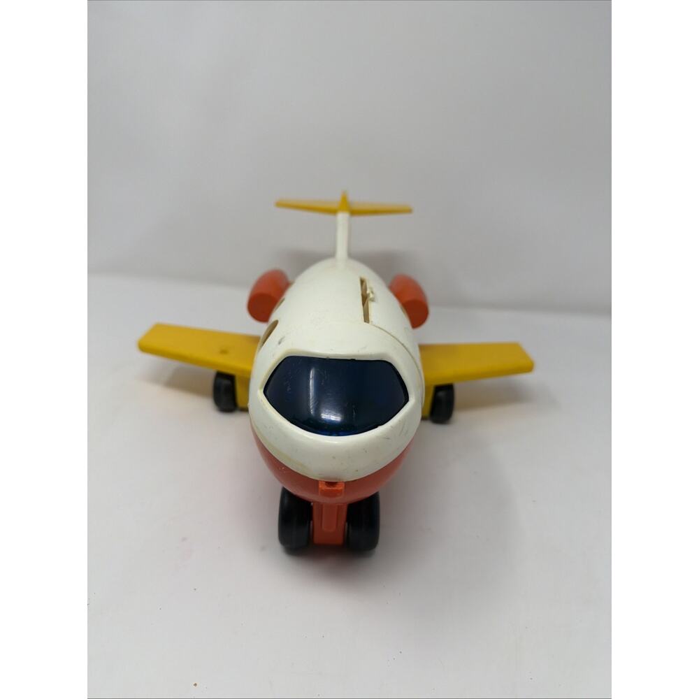 Fisher Price - Little People - Jet Airplane - White/Orange/Yellow - #2502 - Picture 8 of 12